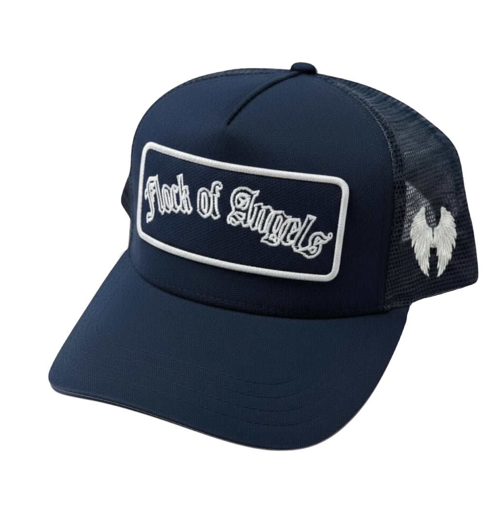 FLOCK PATCH TRUCKER HAT