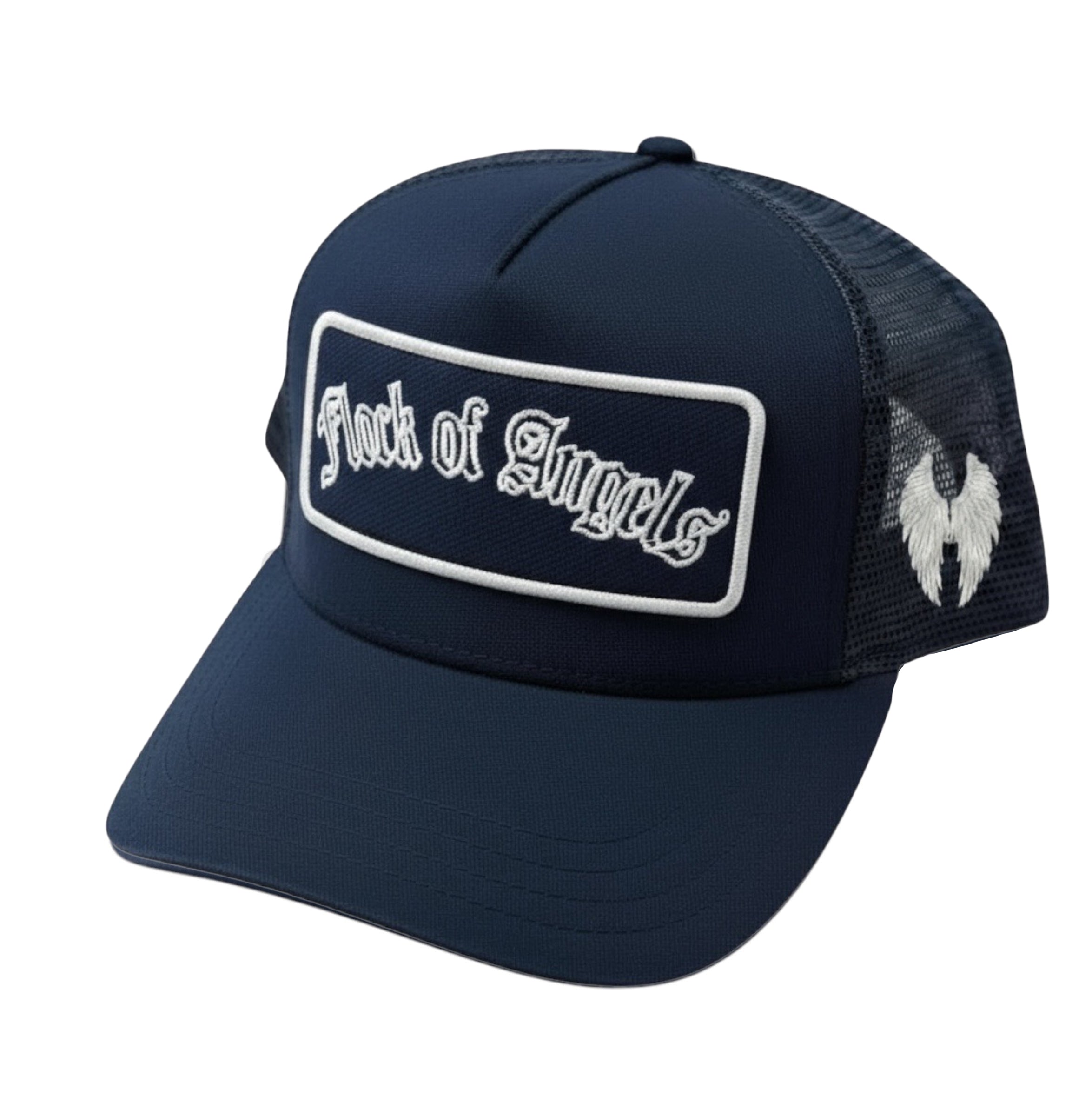 FLOCK PATCH TRUCKER HAT